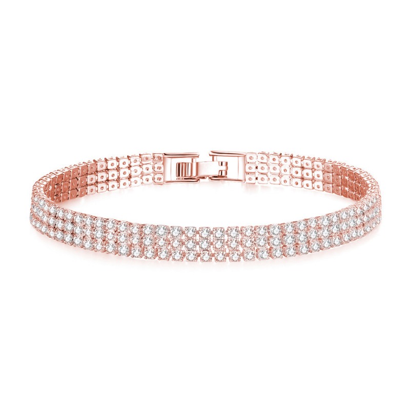 Nouveau bracelet élastique en strass pour vent froid, bracelet de tempérament de personnalité de luxe léger et à la mode_voghion.com