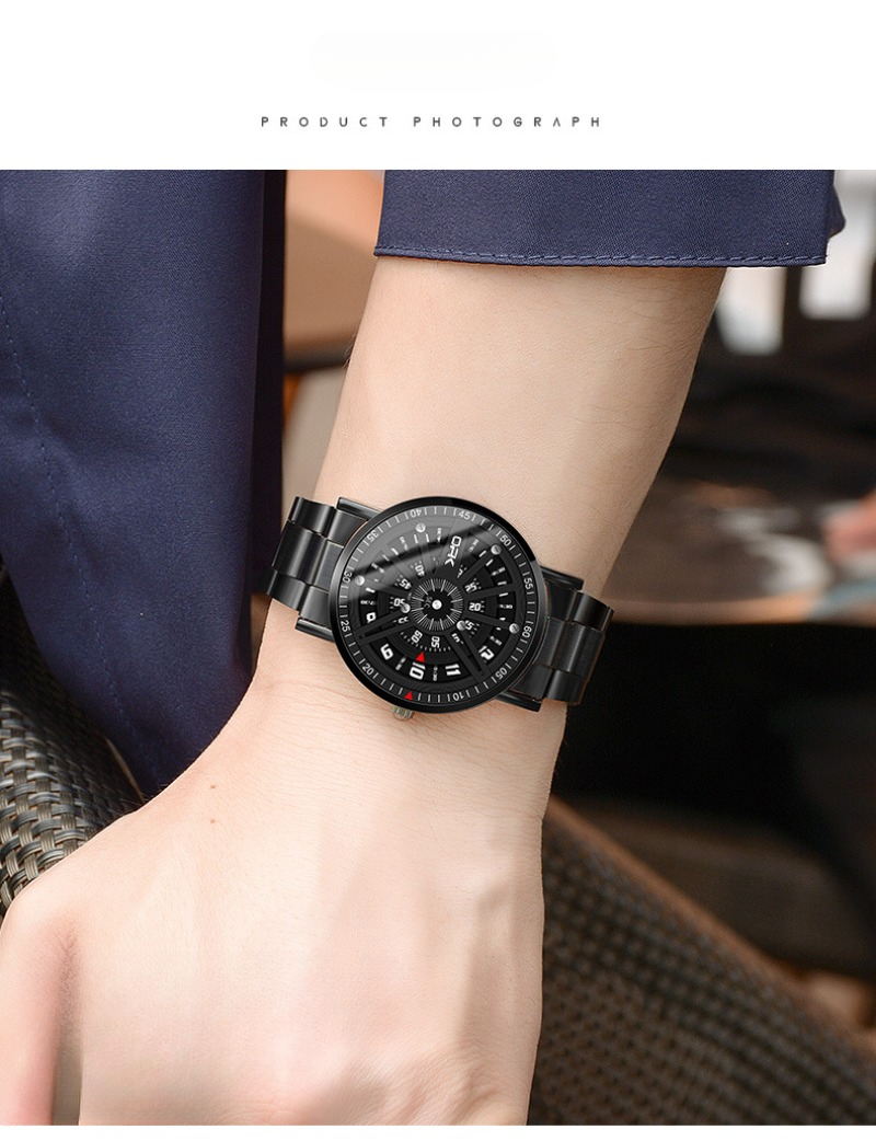 Men's Quartz Watch - Stylish Opk Analog Wristwatch For Men_voghion.com