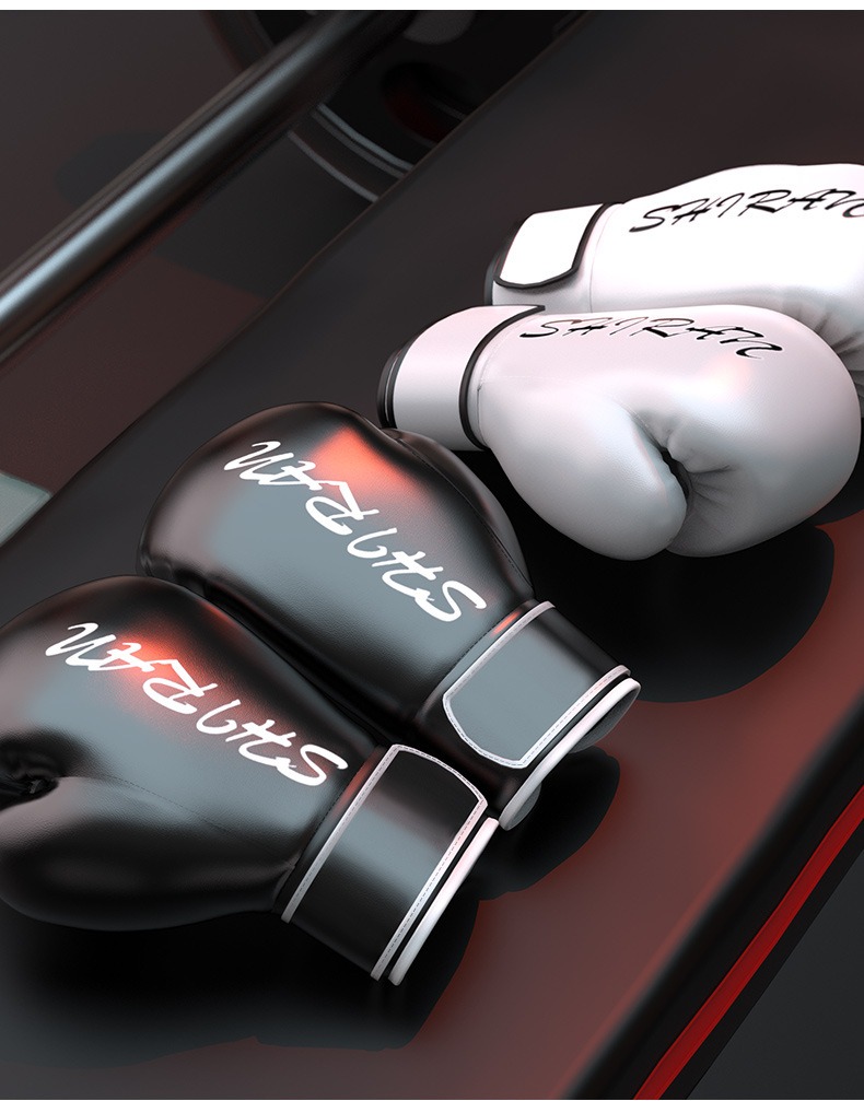 Mănuși de box profesionale pentru copii, adulți, bărbați și femei, Sanda, antrenament, Muay Thai, luptă, mănuși profesionale cu sac de nisip_voghion.com