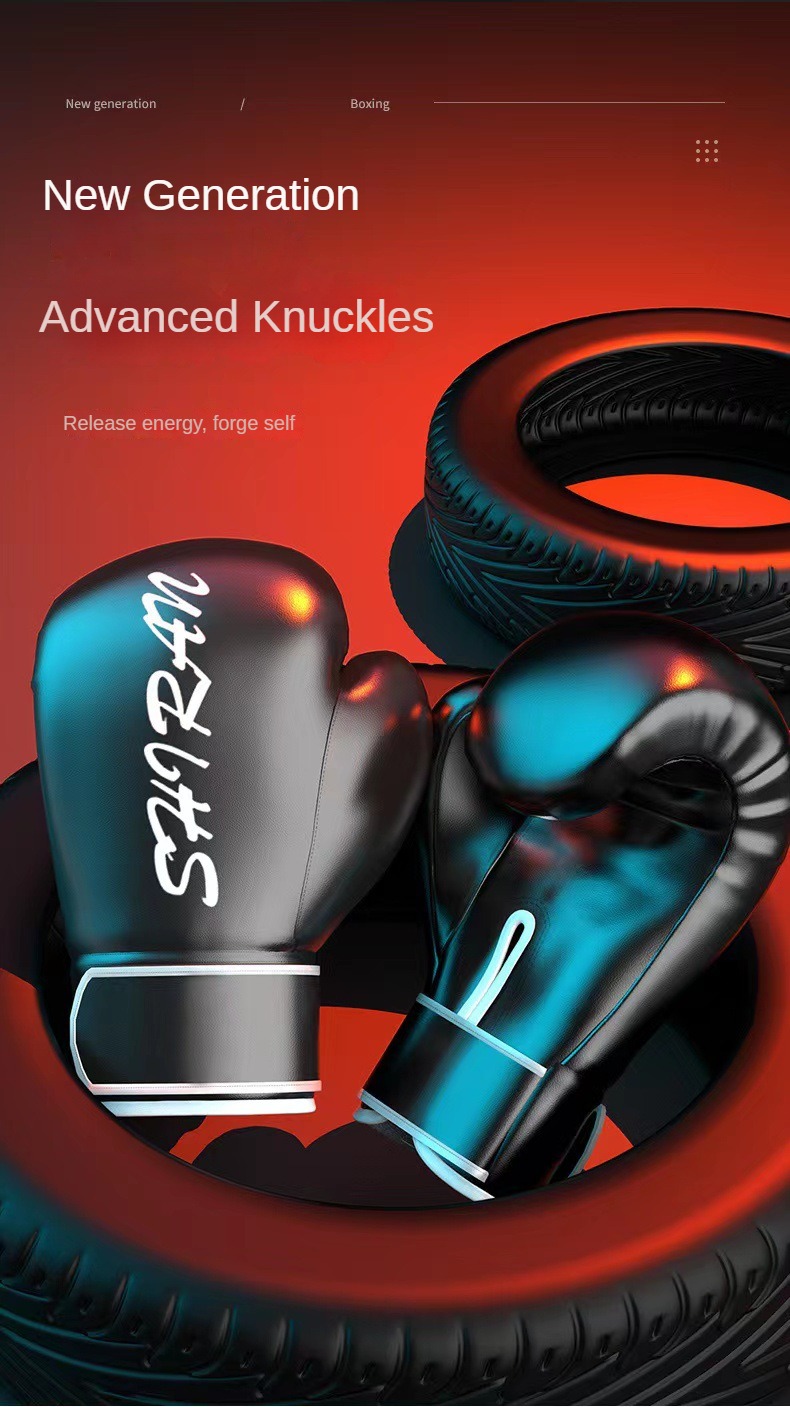 Mănuși de box profesionale pentru copii, adulți, bărbați și femei, Sanda, antrenament, Muay Thai, luptă, mănuși profesionale cu sac de nisip_voghion.com