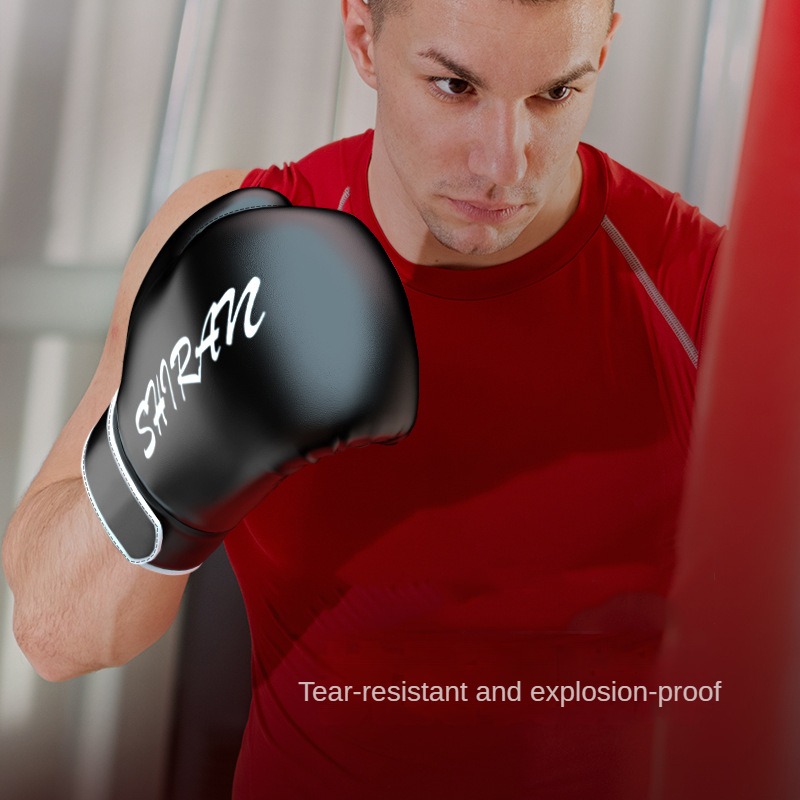 Mănuși de box profesionale pentru copii, adulți, bărbați și femei, Sanda, antrenament, Muay Thai, luptă, mănuși profesionale cu sac de nisip_voghion.com