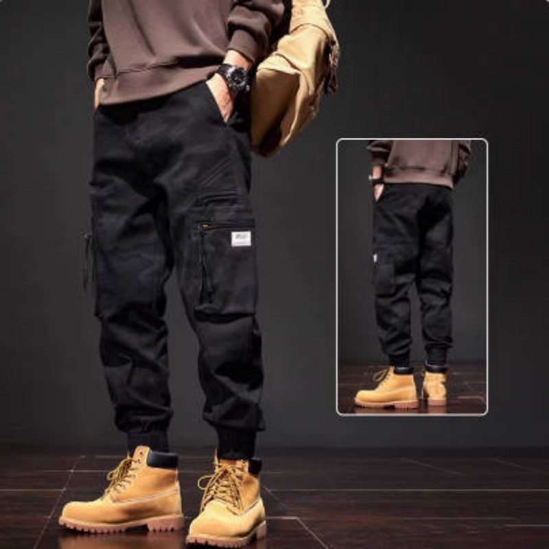 Men's Clothing Outdoor Camouflage Pants Fleece Camouflage Overalls Men's Autumn and Winter Outdoor Mountaineering Pants Casual Nine-Point Pants_viptrois.com