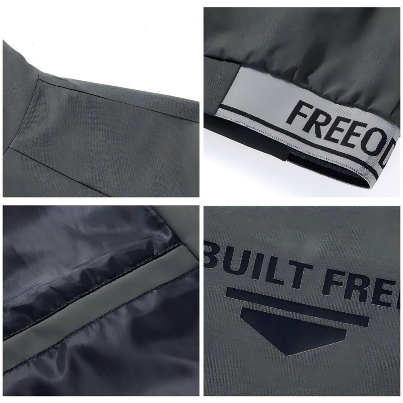 2025 New Coat Men's Spring and Autumn Jacket Trendy Handsome Fashion Casual Clothes Stand-up Neck Zipper Baseball Jersey_voghion.com