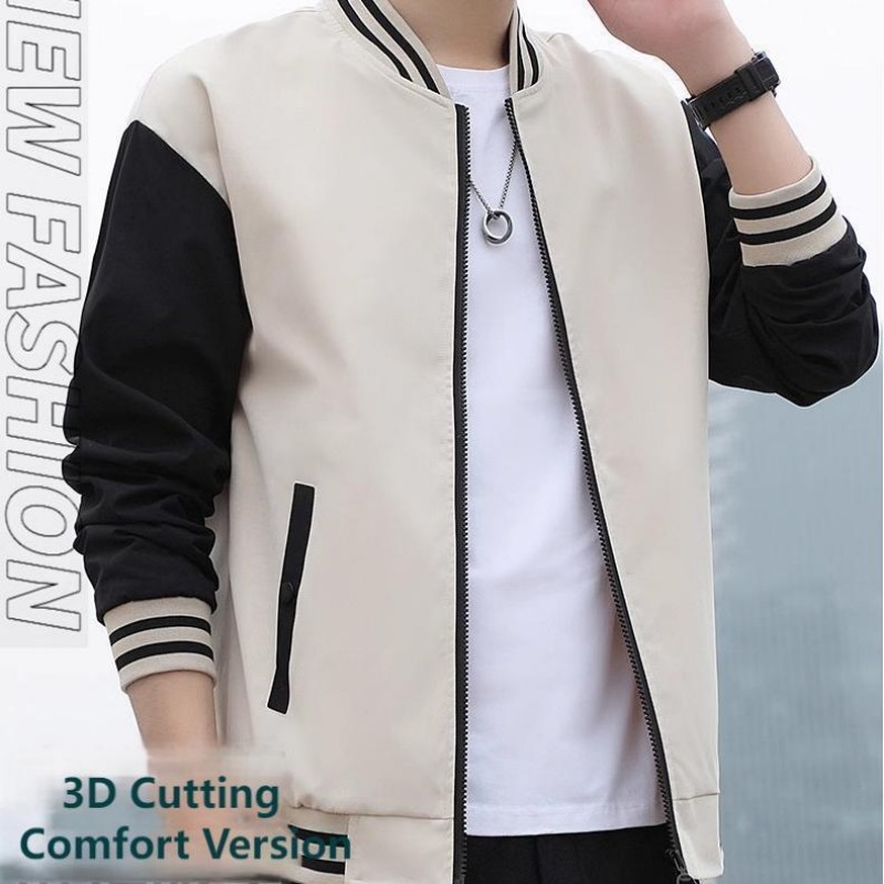 Men's Baseball Jacket Spring Casual Versatile High Street Pilot_voghion.com