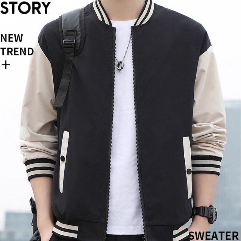 Men's Baseball Jacket Spring Casual Versatile High Street Pilot_voghion.com