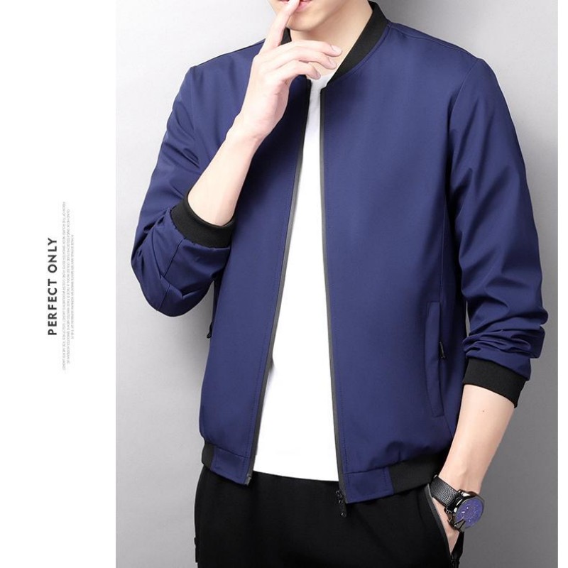 Men's Jacket 2025 New Loose Korean Version Trend Flight Jacket Baseball Early Spring Casual Clothes_viptrois.com