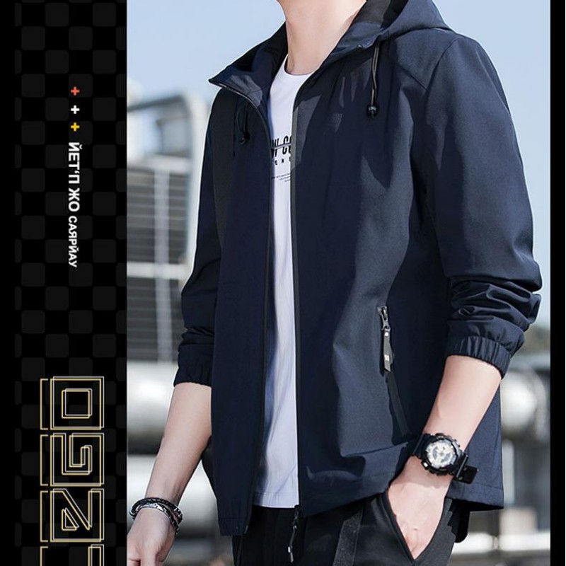 Men's Jacket 2025 New Autumn And Winter Thick Casual Loose Tooling Early Spring Hooded Clothes Trend_viptrois.com