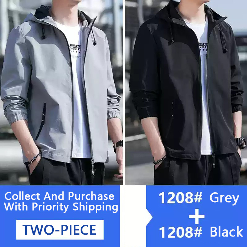 Men's Jacket 2025 New Autumn And Winter Thick Casual Loose Tooling Early Spring Hooded Clothes Trend_viptrois.com
