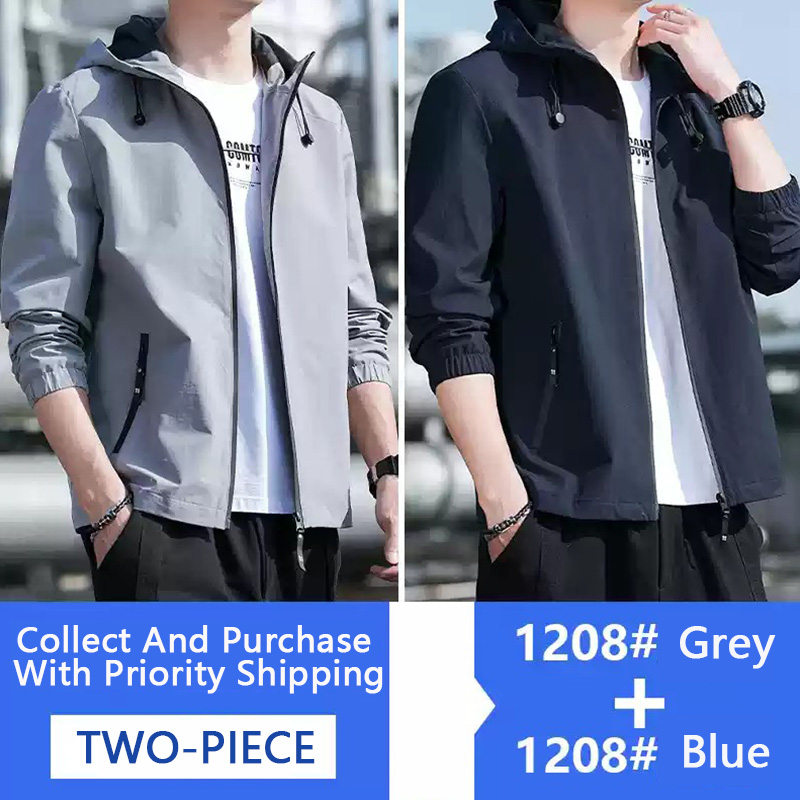 Men's Jacket 2025 New Autumn And Winter Thick Casual Loose Tooling Early Spring Hooded Clothes Trend_viptrois.com