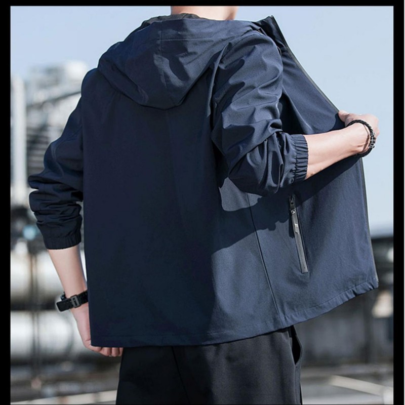 Men's Jacket 2025 New Autumn And Winter Thick Casual Loose Tooling Early Spring Hooded Clothes Trend_viptrois.com