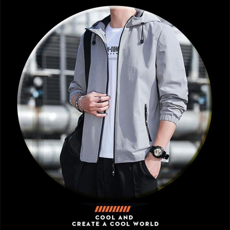 Men's Jacket 2025 New Autumn And Winter Thick Casual Loose Tooling Early Spring Hooded Clothes Trend_viptrois.com