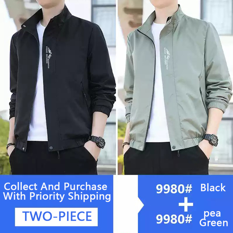Men's Jacket Jacket Two-piece Autumn And Winter New Trendy Brand Loose Casual Sports Top Autumn Trend Korean Version Handsome Jacket Outside_viptrois.com