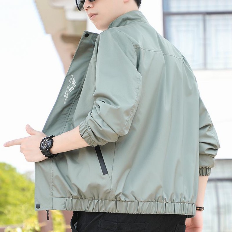 Men's Jacket Jacket Two-piece Autumn And Winter New Trendy Brand Loose Casual Sports Top Autumn Trend Korean Version Handsome Jacket Outside_viptrois.com