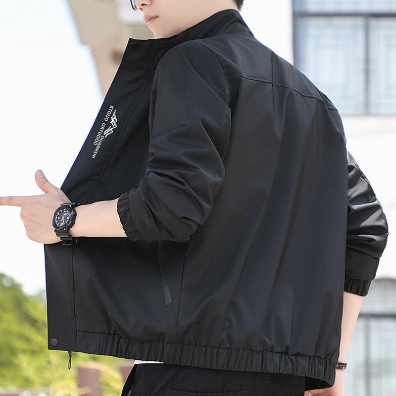 Men's Jacket Jacket Two-piece Autumn And Winter New Trendy Brand Loose Casual Sports Top Autumn Trend Korean Version Handsome Jacket Outside_viptrois.com