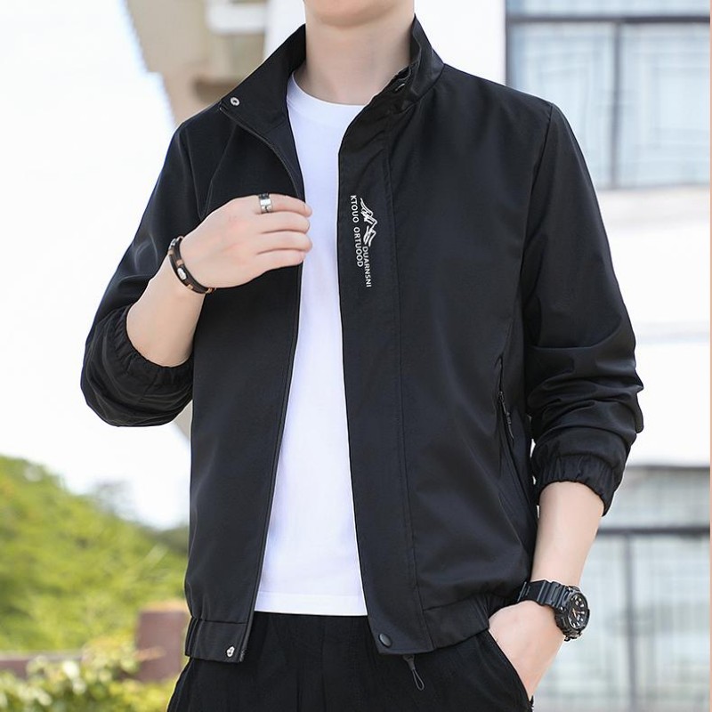 Men's Jacket Jacket Two-piece Autumn And Winter New Trendy Brand Loose Casual Sports Top Autumn Trend Korean Version Handsome Jacket Outside_viptrois.com