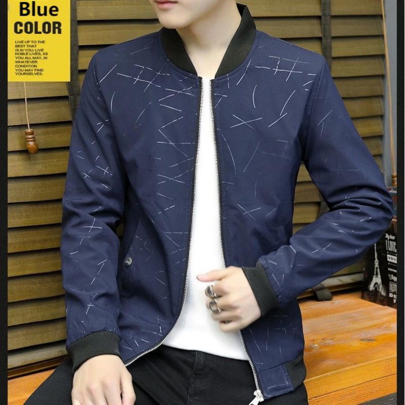 Men's Jackets2025 Spring And Autumn Trendy Brand Men's Jacket Korean Version Zipper Youth Handsome Slim Socket Jacket Casual Versatile Top_viptrois.com