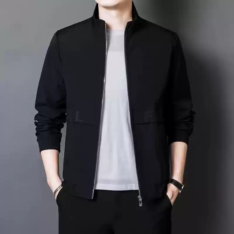 Men's Two-piece Windproof Jacket Stand-up Collar Casual Sport Top_voghion.com