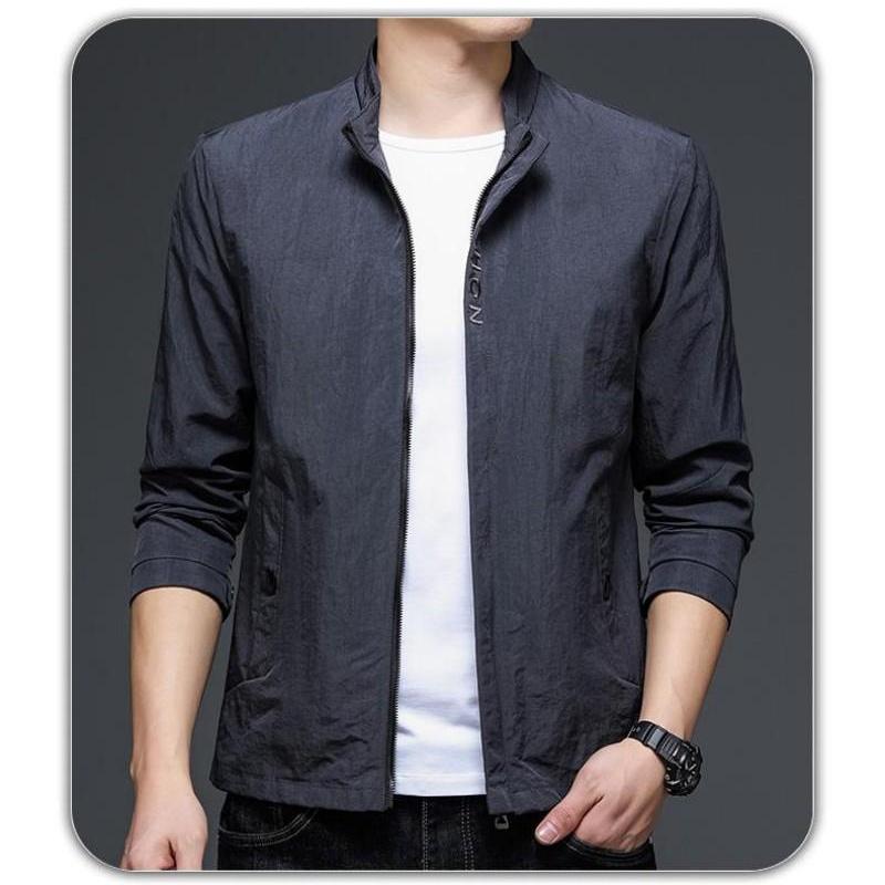 TWO-PIECE Plankton Handsome Coat Male Spring And Autumn Slim Jacket 2024 New Explosive Men's Spirit Guy Jacket Casual Clothes_viptrois.com