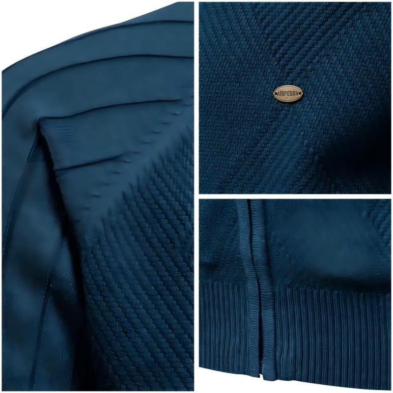 AIOPESON Argyle Einfarbig Strickjacke Männer Casual Qualität Zipper Baumwolle Winter Herren Pullover Mode Grundlegende Strickjacken Für Männer_voghion.com