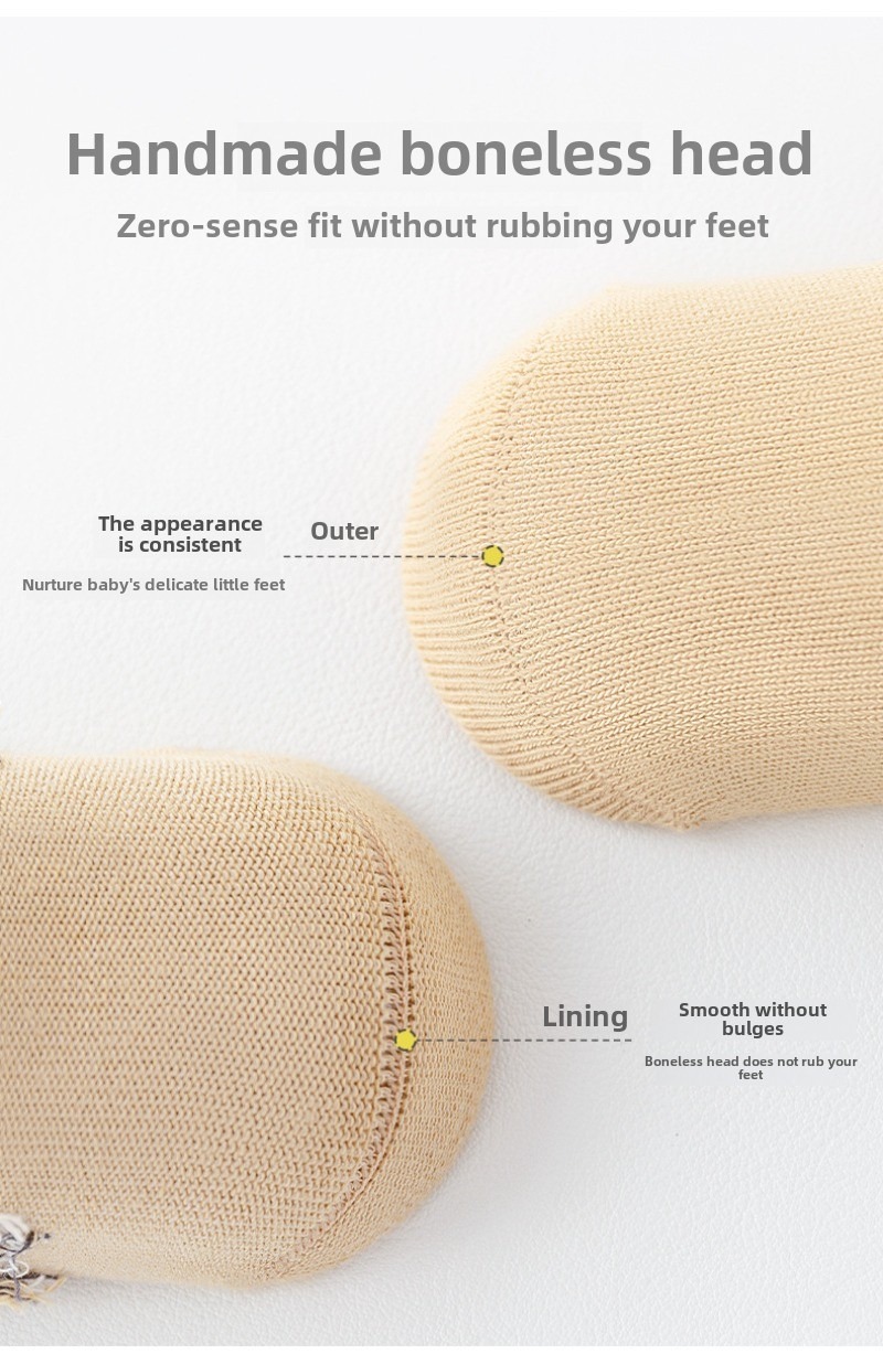 Boys And Girls Spring Cute Breathable Not Stuffy Sweat Boneless Stitched Stockings Combed Cotton Children Girls Boys Knee Stockings Lace Newborn Do No_voghion.com