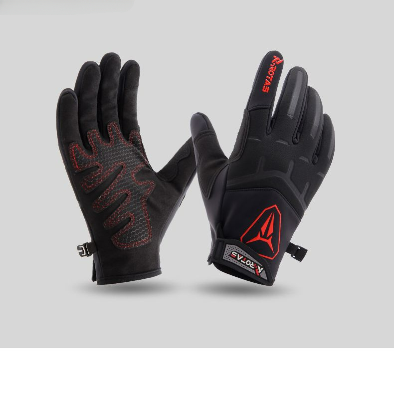 Men's Cycling Gloves Warm Windproof Waterproof Touch Screen Touch_voghion.com