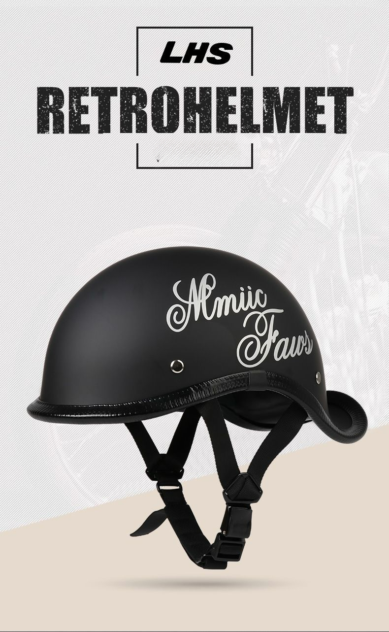 Vintage wind helmet bicycle prince cruise scoop helmet personality warped helmet men's and women's half helmet light harley pedal spring summer_voghion.com
