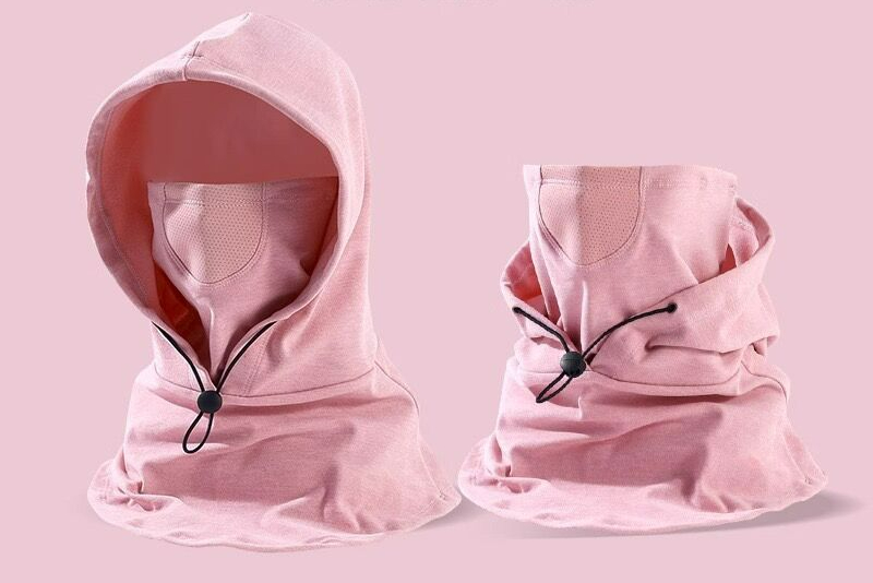 Autumn and winter cycling, outdoor windproof and cold-proof, warm mask, pullover, hat, scarf, integrated travel neck protection, thickened shawl_voghion.com
