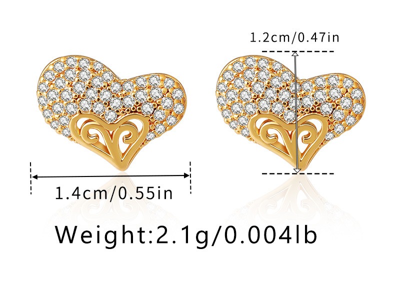 Gold Plated Pentagram Necklace And Snowflake Zircon Earring Set_voghion.com