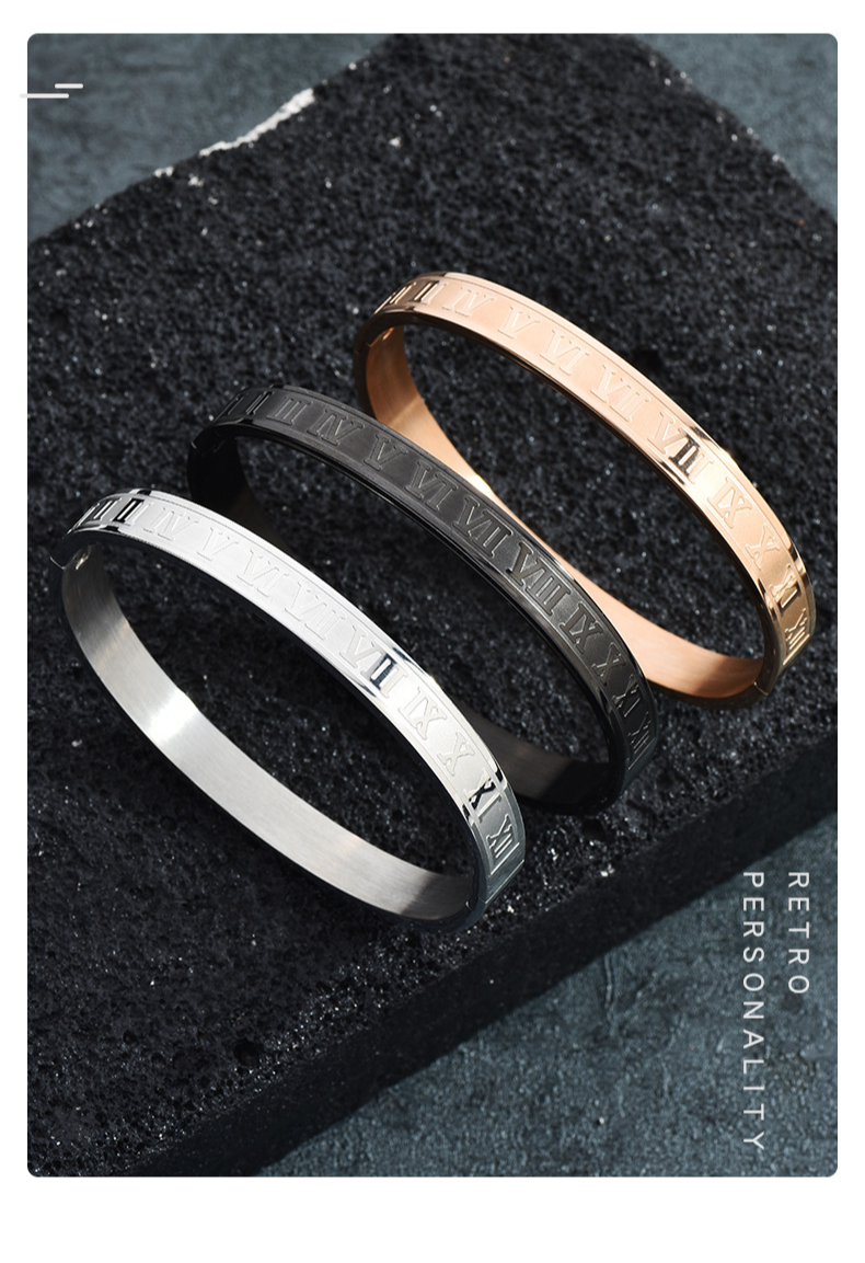 Hip Hop Cuban Cold Wind Trend Brand Titanium Steel Bracelet Unisex_voghion.com