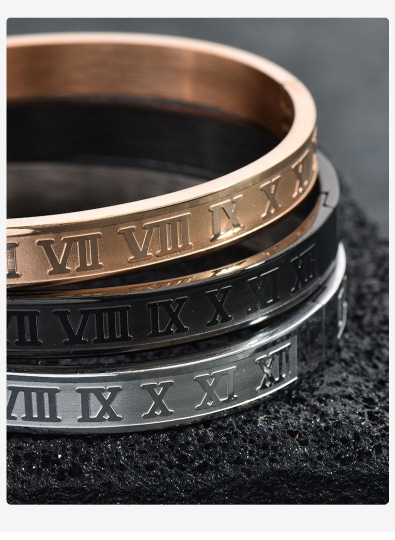 Hip Hop Cuban Cold Wind Trend Brand Titanium Steel Bracelet Unisex_voghion.com