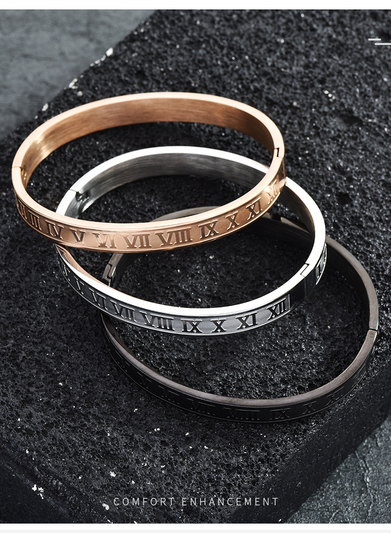 Hip Hop Cuban Cold Wind Trend Brand Titanium Steel Bracelet Unisex_voghion.com