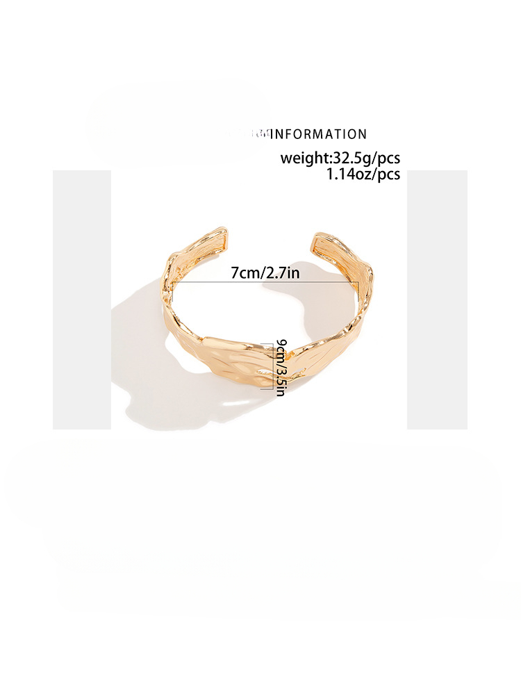 Niche geplooide vloeibare metalen wind choker minimalistische lava onregelmatige vintage kraag sieraden_voghion.com