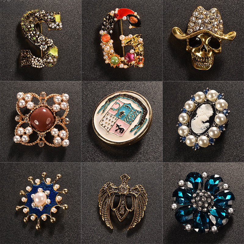 Pearl brosch tjejer high-end corsage anti-ljus fast pin utsökt nisch tillbehör_voghion.com