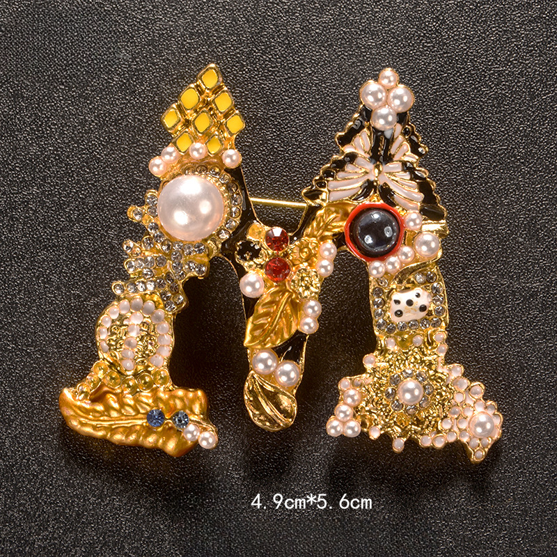 Pearl brosch tjejer high-end corsage anti-ljus fast pin utsökt nisch tillbehör_voghion.com