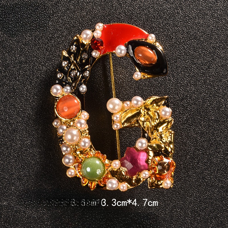 Pearl brosch tjejer high-end corsage anti-ljus fast pin utsökt nisch tillbehör_voghion.com