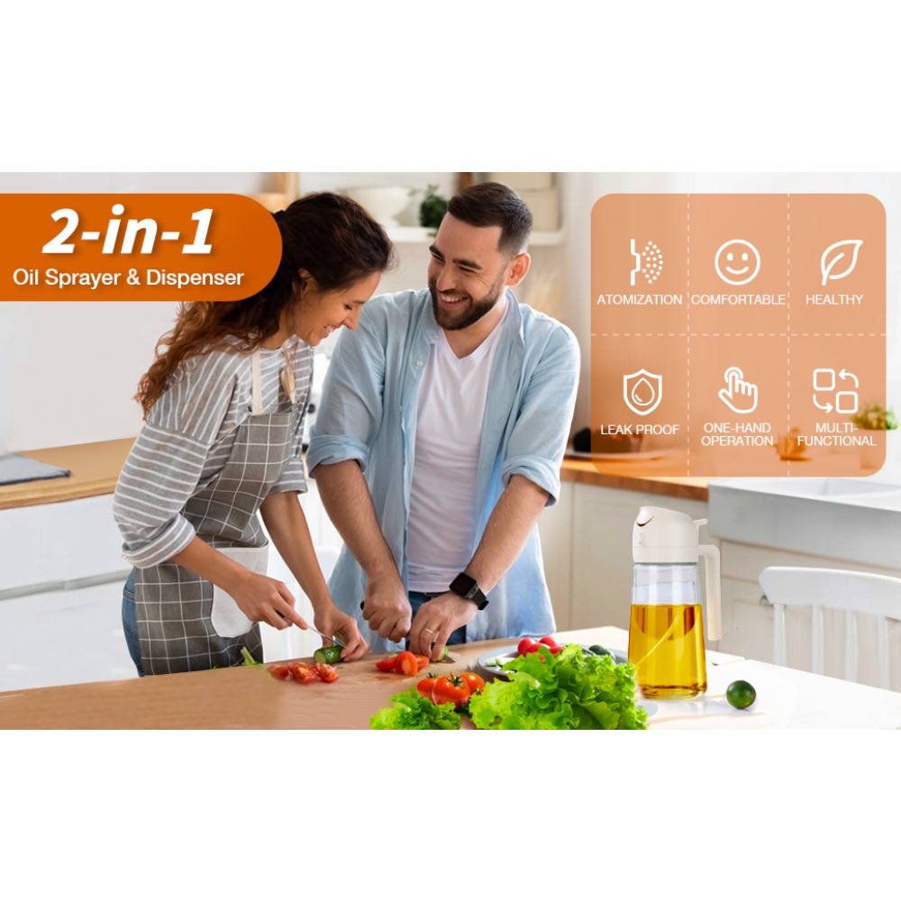 2 in 1 oil Sprayer and Dispenser