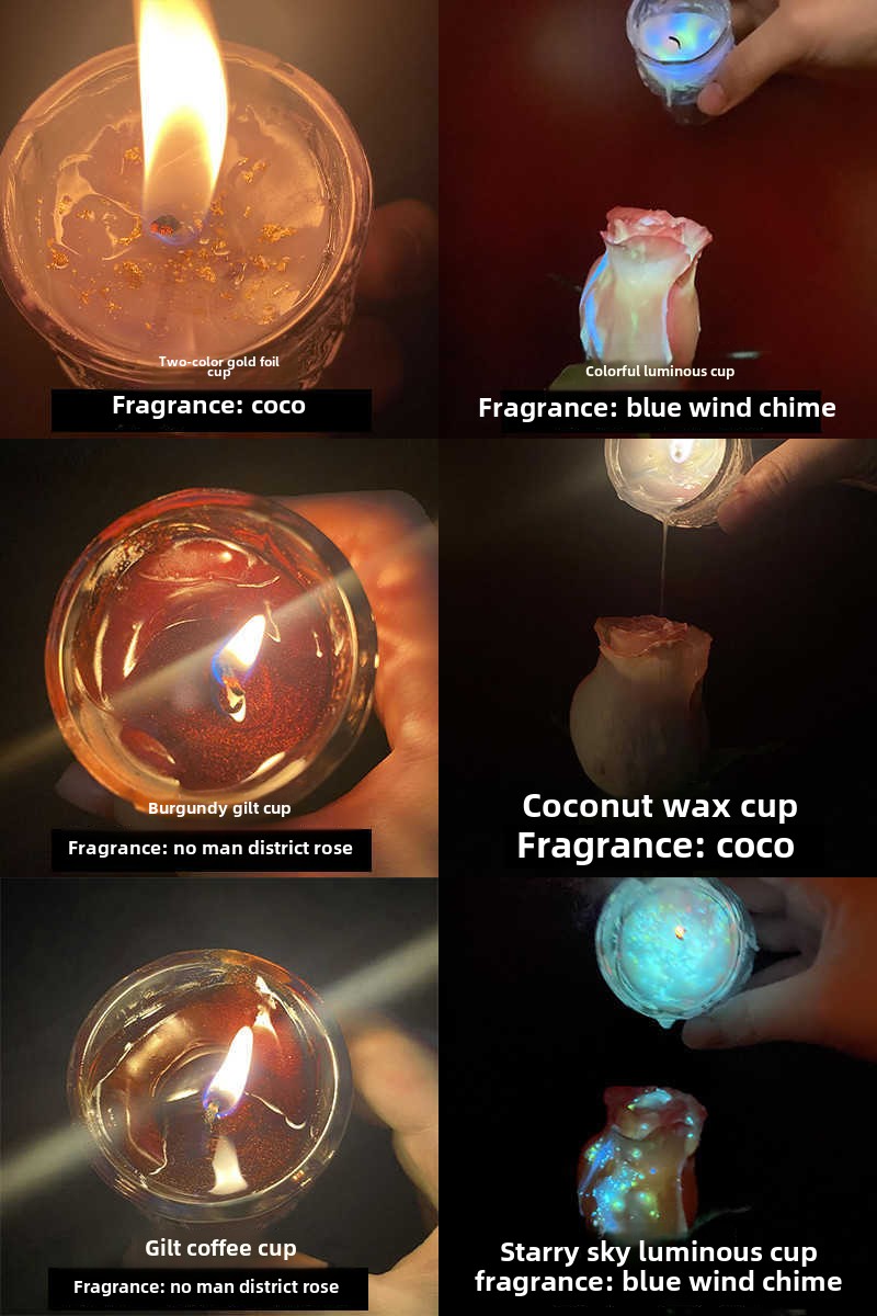Fun Low Temperature Candle Canned Luminous Gilt 40 Degree Wax Dripping Wax Adult Sex Props_voghion.com