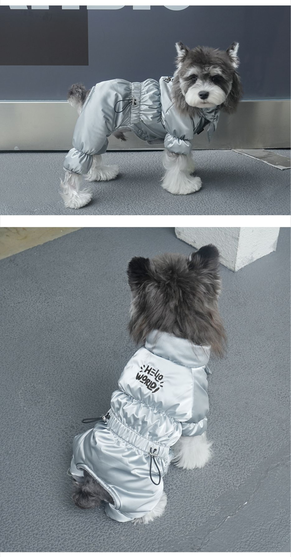 Warm comfortable fashionable dog down jacket - Perfect for cold weather