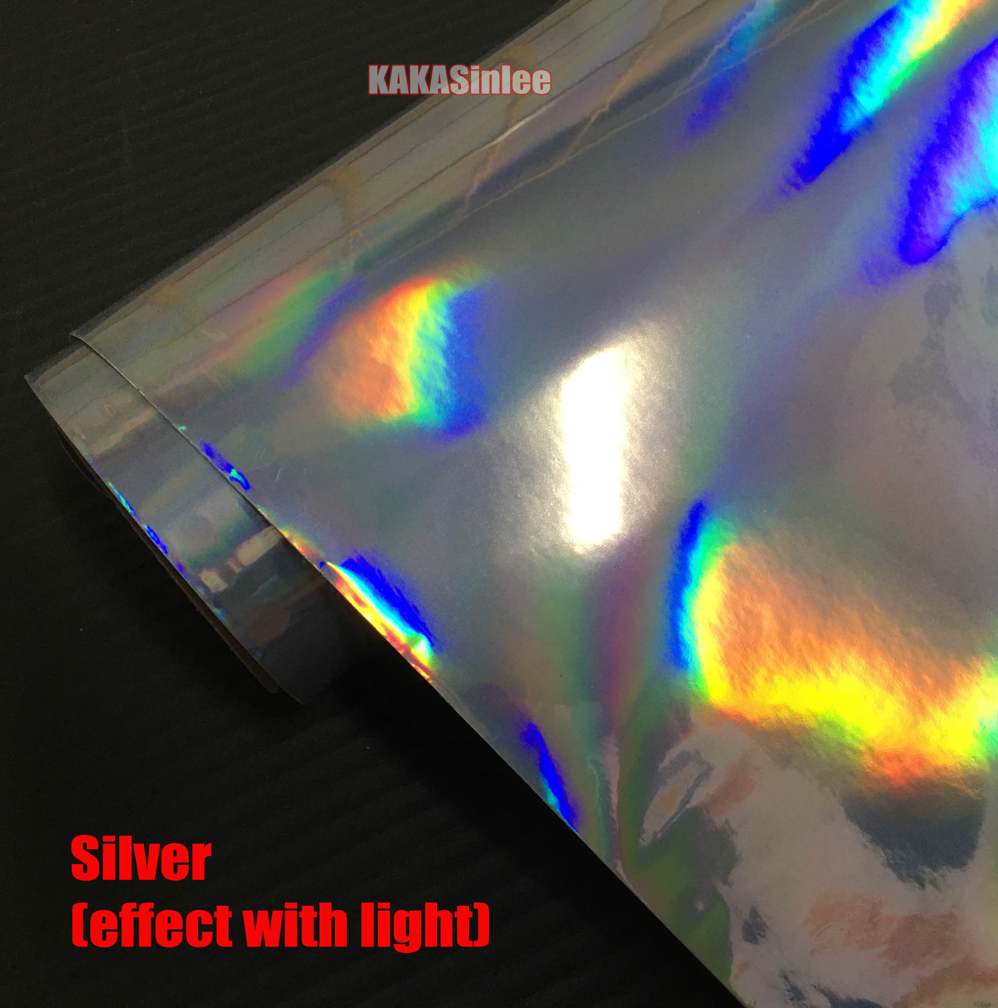 KAKASinlee Magic Rainbow Chameleon Glossy Chrome Vinyl Wrap Roll – Air Release Technology, 5-7 Year Durability