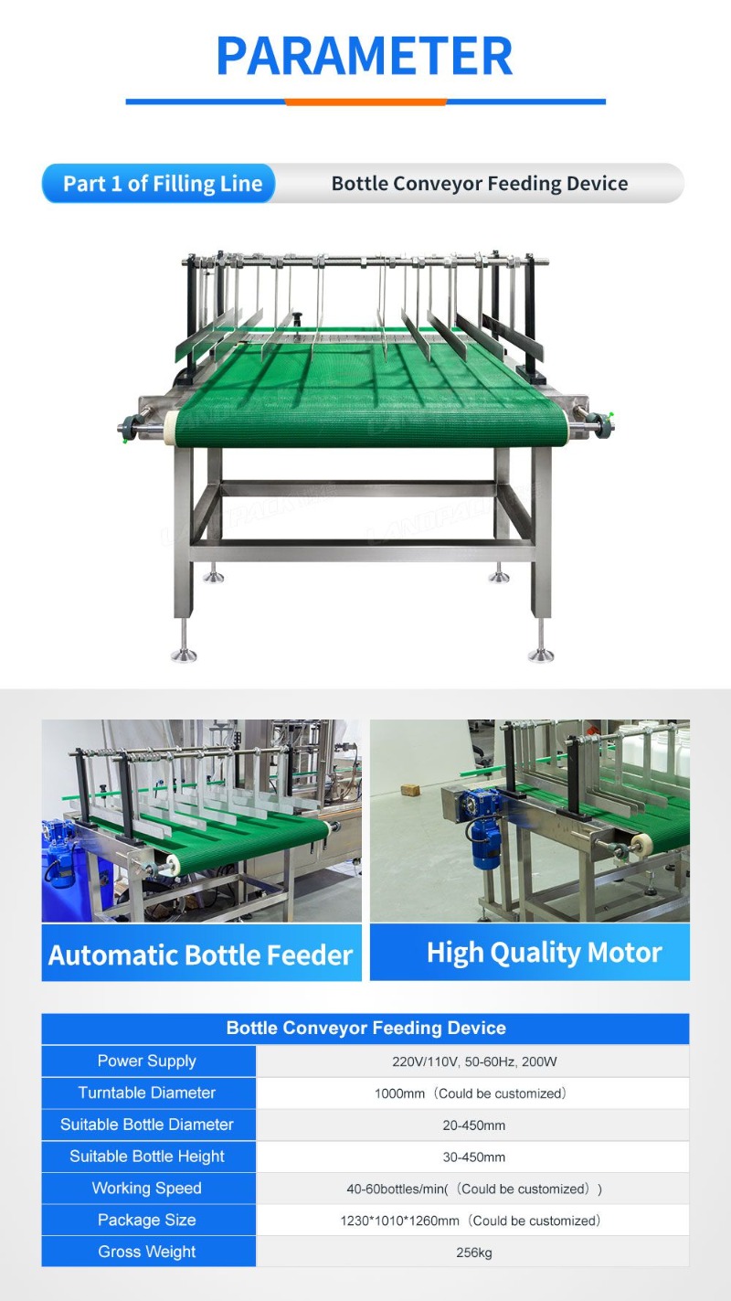 Automatic 6 Head Gear Pump Chemical Liquid Laundry Detergent Filling Machine Line