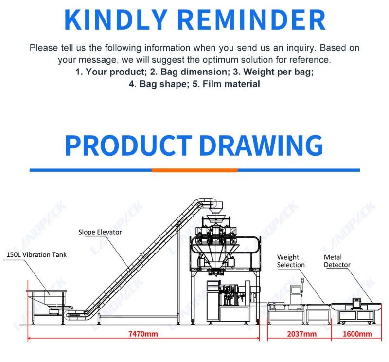 Automatic Frozen Food Rotary Premade Pouch Packing Machine