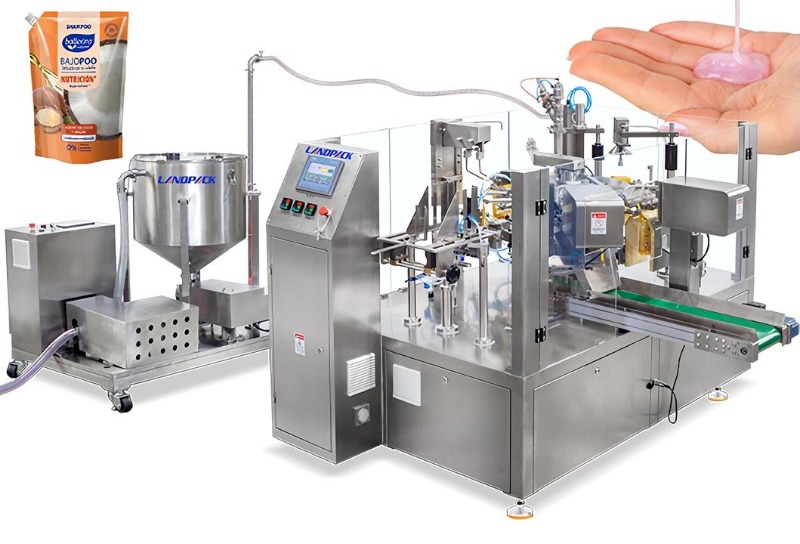 Fully Automatic Shampoo Doypack Pouch Filling and Packing Machine