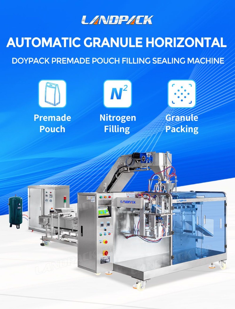 Automatic Lime Lemon Slices Granule Horizontal Doypack Premade Pouch Filling Sealing Machine