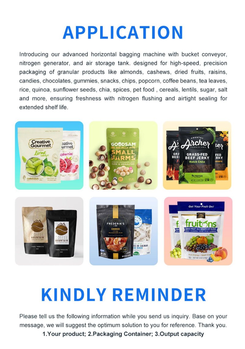 Automatic Lime Lemon Slices Granule Horizontal Doypack Premade Pouch Filling Sealing Machine