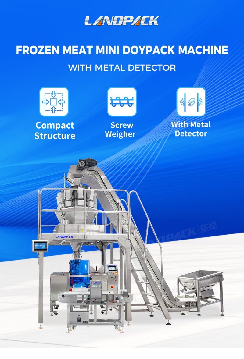 Automatic Frozen Meat Mini Doypack Premade Pouch Packing Machine