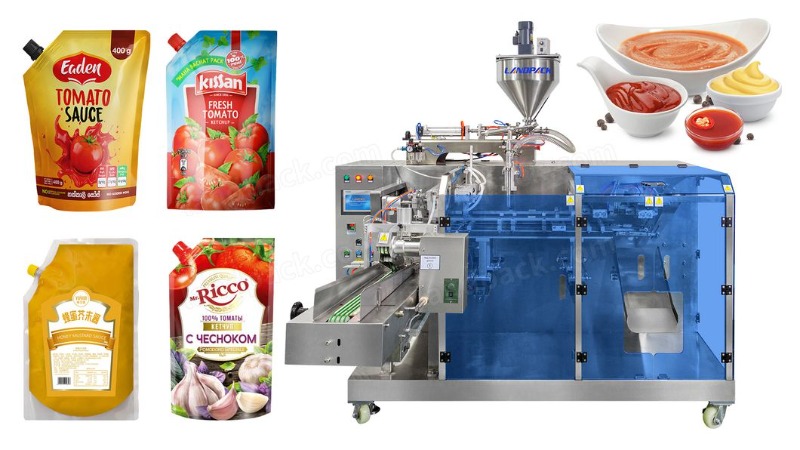 Automatic Liquid Horizontal Premade Pouch Doypack Packing Machine