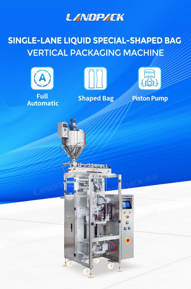 Automatic Irregular Shape Liquid Packing Sachet Filling Sealing Energy Gel Packaging Machine