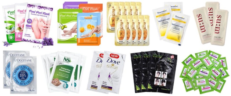 Multi Function 8 Tracks Liquid Ketchup Paste Shampoo Fruit Juice Syrup Tomato Sauce Sachet Bag Packing Machine