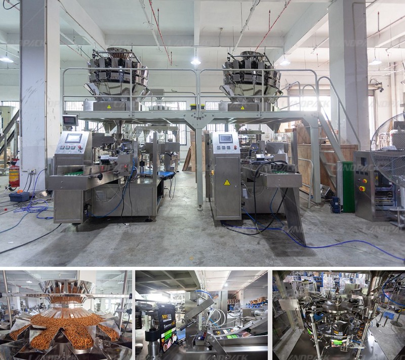 Fully Automatic Fish Food Doypack Granule Stand up Pouch Packing Machine