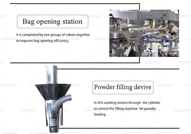 Fully Automatic Fish Food Doypack Granule Stand up Pouch Packing Machine